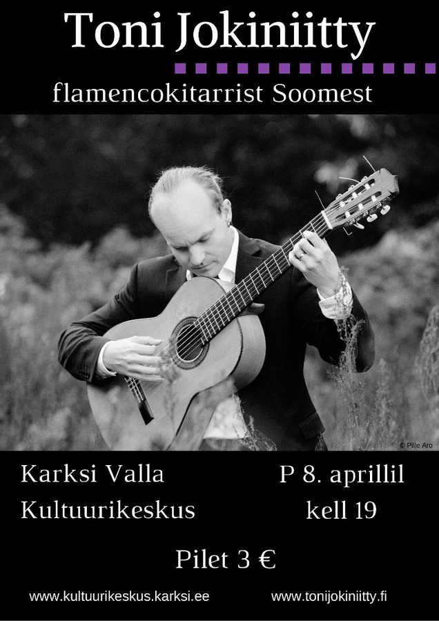 Toni Jokiniitty, flamencokitarrist (Soome) 