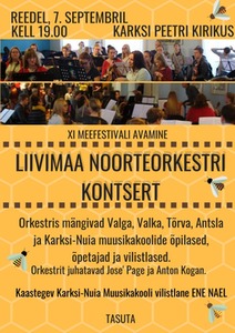 Liivimaa noorteorkestri kontsert