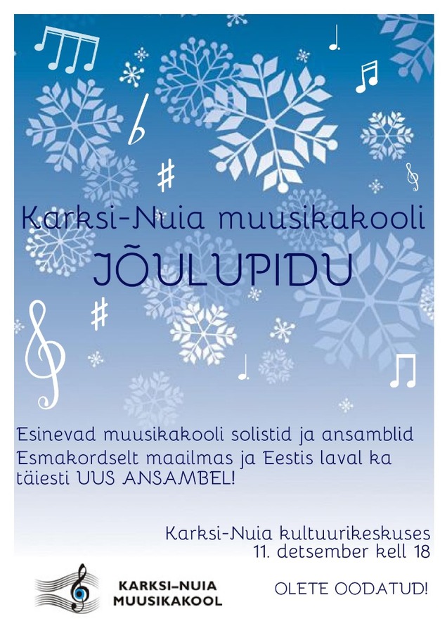 Karksi-Nuia muusikakooli jõulukontsert