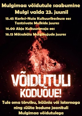 Mulgimaa Võidutule saabumine